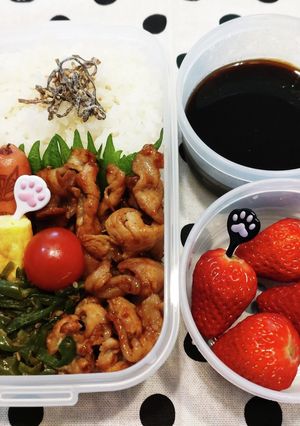 高１！男子弁当！焼き肉弁当　祝１号-レシピのメイン写真