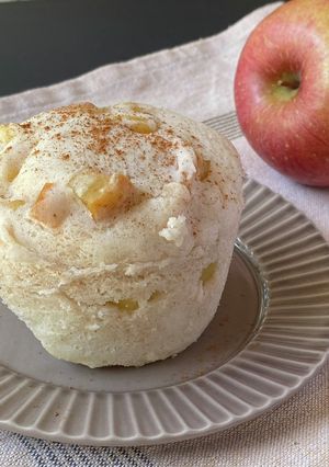 レンジで完結✨アップルシナモン蒸しパン-レシピのメイン写真