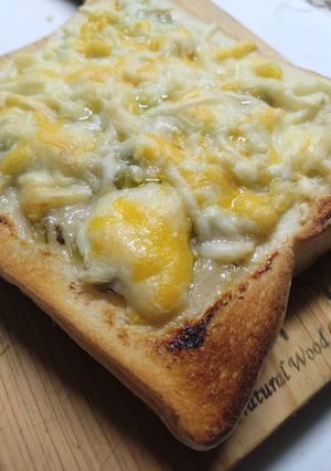 ワサビ漬けのピザトースト-レシピのメイン写真