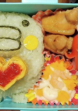 たまごっち『くちぱっち』おにぎり弁当!-レシピのメイン写真