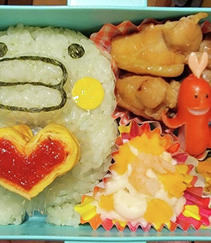 たまごっち『くちぱっち』おにぎり弁当！ by aco☆rico 【クックパッド