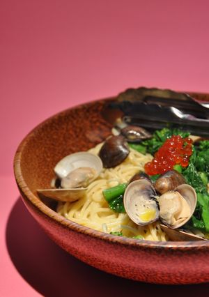 おひな祭りに♪菜の花のクリームパスタ-レシピのメイン写真
