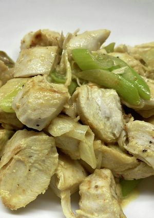 カレーヨーグルト炒め（ささみ）-レシピのメイン写真