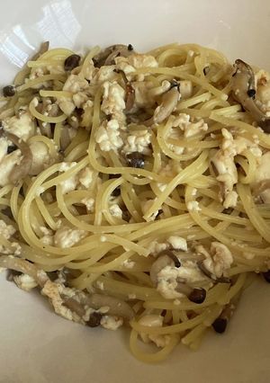豆腐としめじの和風パスタ-レシピのメイン写真