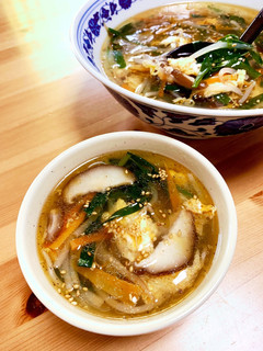 焼肉屋さん風 玉子スープ-レシピのメイン写真