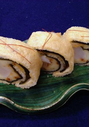 ホタテと日高昆布の信田巻き-レシピのメイン写真
