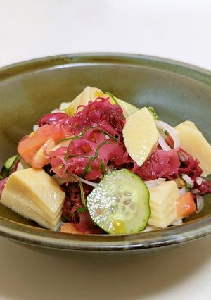 10分で！トサカノリと筍を味わうサラダ-レシピのメイン写真