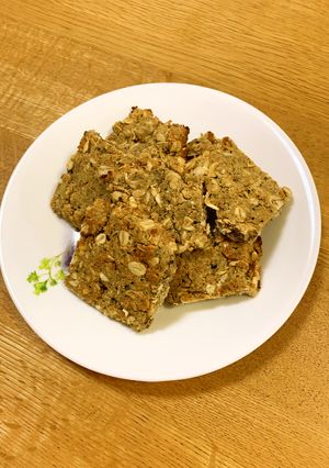 黒胡麻黄な粉のオートミールクッキー-レシピのメイン写真