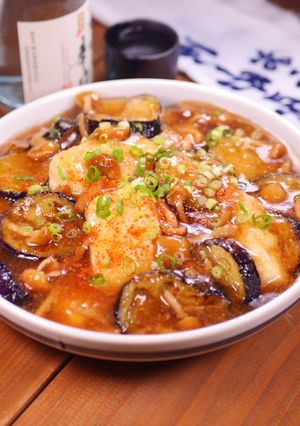 なすと豆腐の揚げ出し和風みぞれあんかけ-レシピのメイン写真