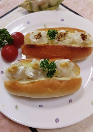 焼売・チーズ入りホットドッグ♬-レシピのメイン写真