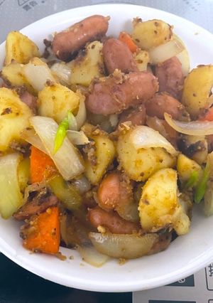 超簡単！濃い味ジャーマンポテト-レシピのメイン写真