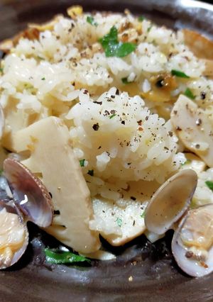 アサリと筍の洋風炊き込みご飯-レシピのメイン写真