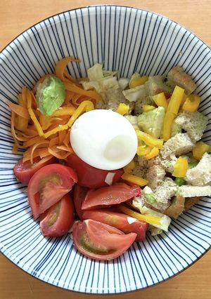 簡単サラダボウル　250kcal-レシピのメイン写真