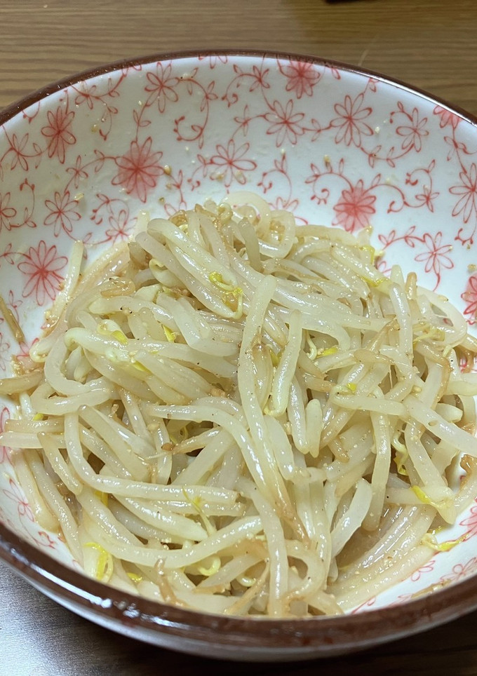 レンジで簡単♪もやしのごま風味和え-レシピのメイン写真