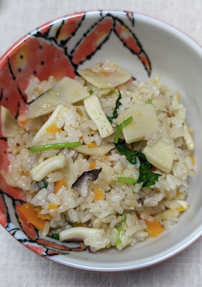 筍とするめイカの炊き込みご飯-レシピのメイン写真