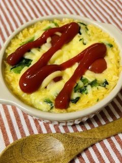 ベジ♪ポテチdeキッシュ風オムレツ-レシピのメイン写真
