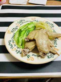 炊飯器で簡単に 手羽先キャベツ +スープ-レシピのメイン写真