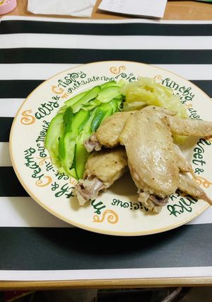 炊飯器で簡単に 手羽先キャベツ ＋スープ-レシピのメイン写真