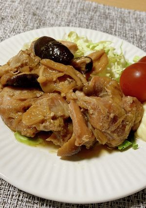 下味冷凍×ホットクック　チキンの生姜煮-レシピのメイン写真