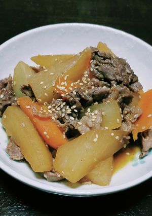 牛肉と大根の焼肉のたれ煮-レシピのメイン写真