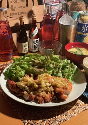 黒酢(油淋鶏)ねぎだれ✨-レシピのメイン写真