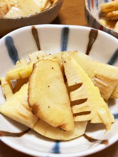 簡単!!たけのこのバターしょうゆ炒め!!-レシピのメイン写真