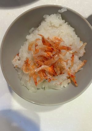 桜エビと大根の塩麹おこわ-レシピのメイン写真