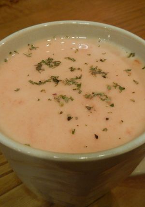 13秒で作るトマトの冷たいスープ-レシピのメイン写真
