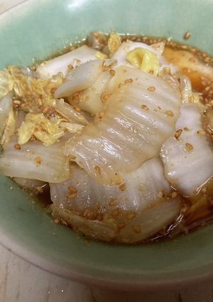 かんたん白菜の甘酢ゴマ和え-レシピのメイン写真