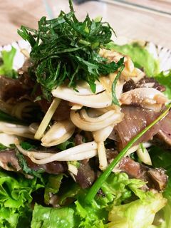 野菜たっぷり食べられる鰹のたたき -レシピのメイン写真