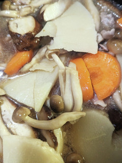 たけのこと豚肉ときのこの煮物-レシピのメイン写真