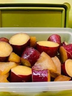 *作り置き・さつまいもとりんごの煮物*-レシピのメイン写真