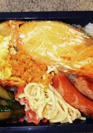 鮭　弁当　4/11-レシピのメイン写真