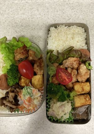 中学生　お弁当1日目-レシピのメイン写真