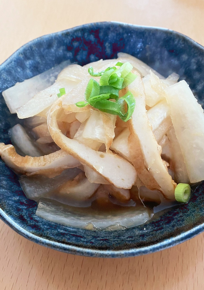 副菜に！大根とさつま揚げの生姜炒め煮-レシピのメイン写真