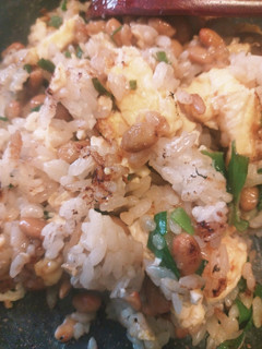 簡単納豆玉子炒飯-レシピのメイン写真