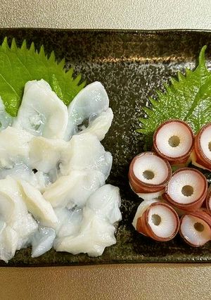 水タコの刺身(ボイル)～魚の駅生地～-レシピのメイン写真
