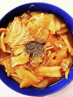 具沢山!キャベツときのこのデミ風味煮込み-レシピのメイン写真