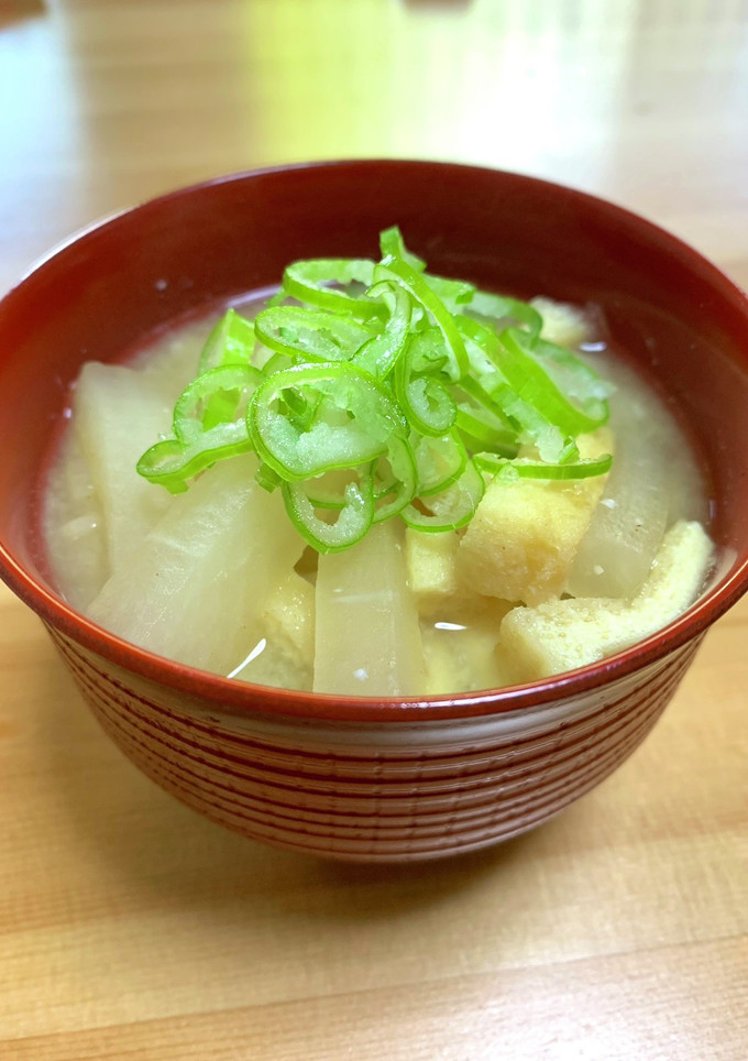 味噌汁　大根と油揚げ-レシピのメイン写真