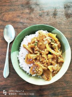 豚挽肉と舞茸和風カレー-レシピのメイン写真