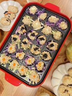 ホットプレートで蒸し肉団子-レシピのメイン写真