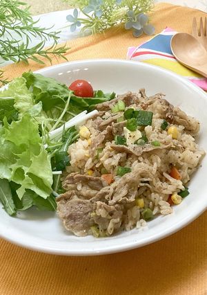 簡単！炊飯器で！焼肉ご飯-レシピのメイン写真