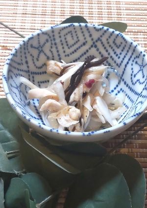 ささみ新玉だしサラダ～梅昆布風味～-レシピのメイン写真