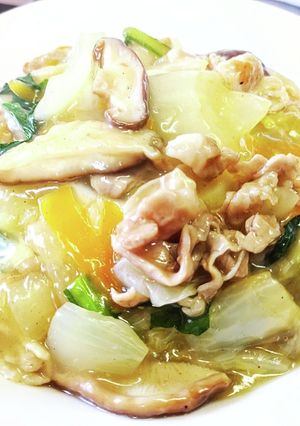 お鍋の残り有効活用 適当で美味しい中華丼-レシピのメイン写真