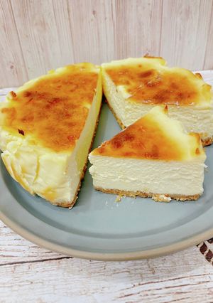 カスタードベイクドチーズケーキ-レシピのメイン写真