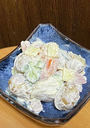 新ジャガイモと新玉ねぎでポテトサラダ-レシピのメイン写真