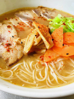 【簡単】素麺で味噌ラーメン-レシピのメイン写真
