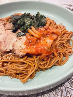 ビビン麺のタレ(今回はお蕎麦で)-レシピのメイン写真