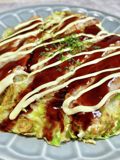 粉無し！ふわとろお好み焼き風-レシピのメイン写真