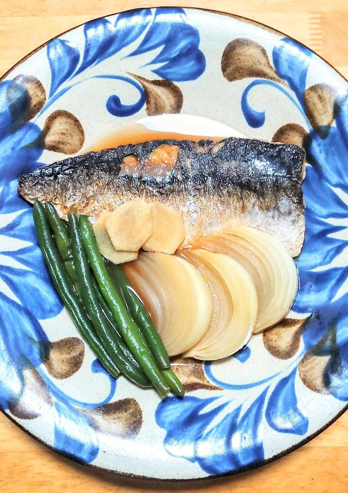 機内誌で紹介された焼きサバの煮付け-レシピのメイン写真